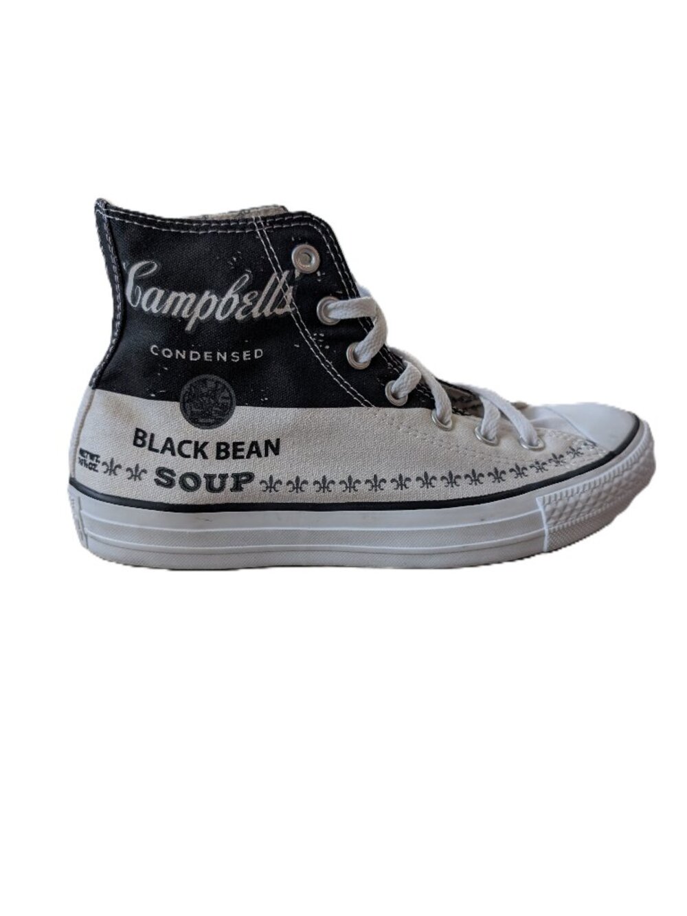 Converse Andy Warhol Campbell's BLACK BEAN Soup High Top | Women's 8/Men's 6